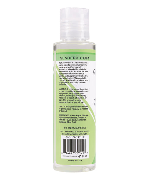 Día de spa con lubricante con sabor Gender X
